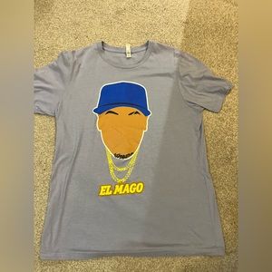 Barstool Sports Javy Baez El Mago face T shirt